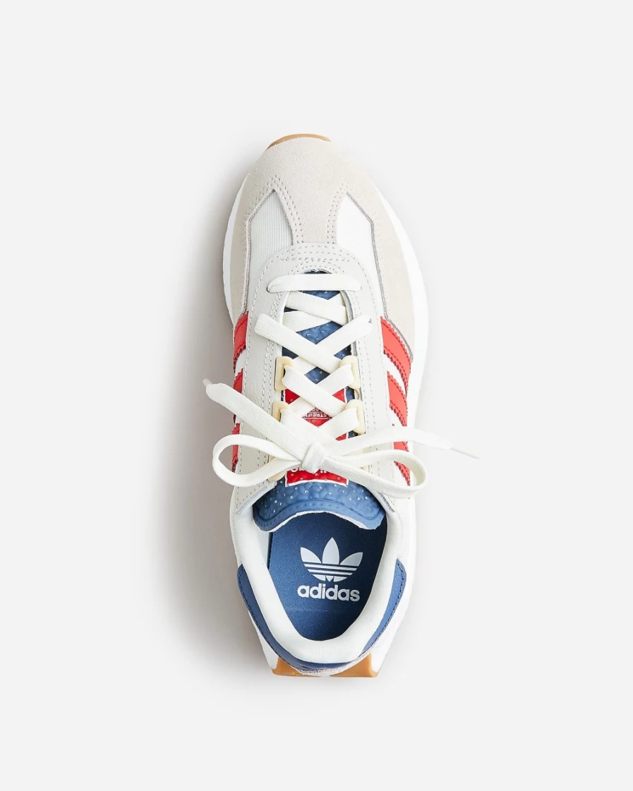 J.Crew Boys' Vivid Red Retropy E5 Sneakers | Kids' Athletic Shoes
