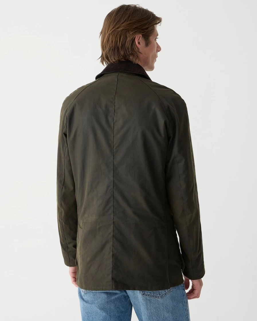 J.Crew Men's Olive Sylkoil Ashby Jacket by Barbour®
