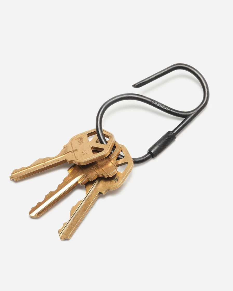 J.Crew Men's Black Craighill™ Offset Key Ring