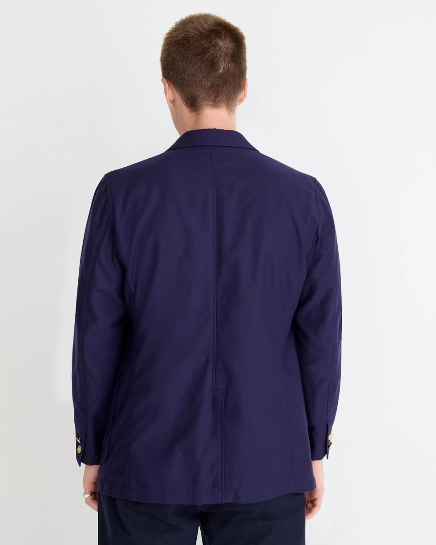 J.Crew Men's Navy Beams Plus Patch-Pocket Blazer