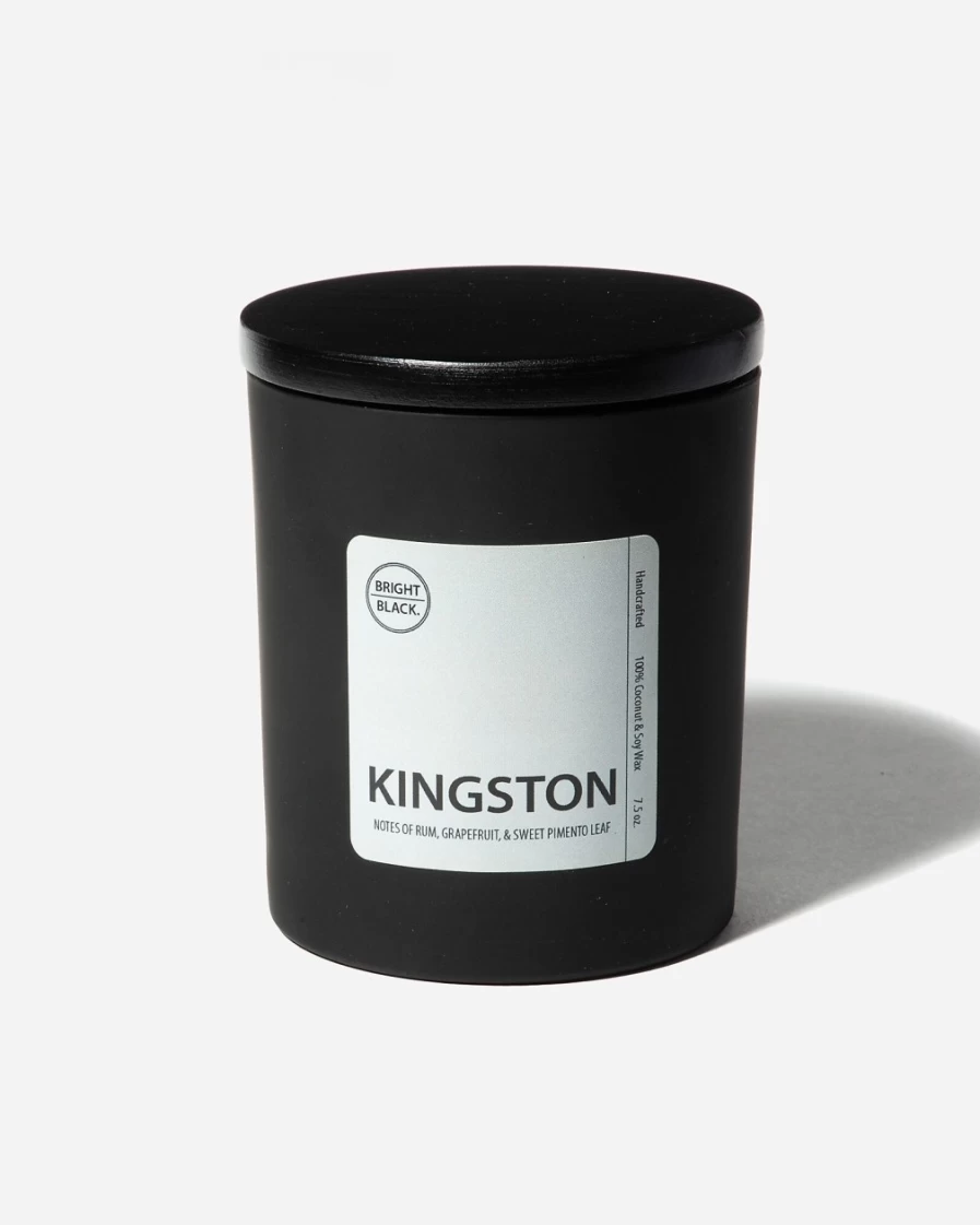 J.Crew Black Kingston Candle by Bright ™ - Scented Home Decor