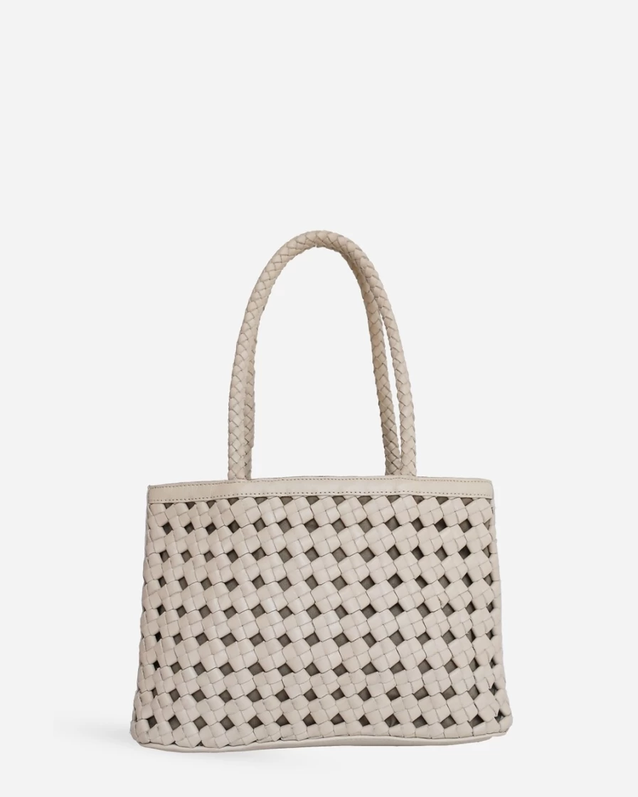 J.Crew Ella Knot Bag for Women in Cream | Bembien Oversized Handbag