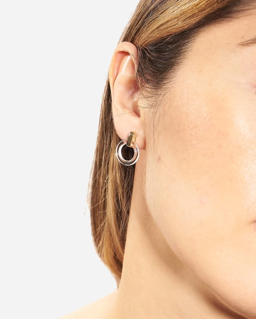 J.Crew Women's Gold Beau Hoop Earrings | Odette New York® Style