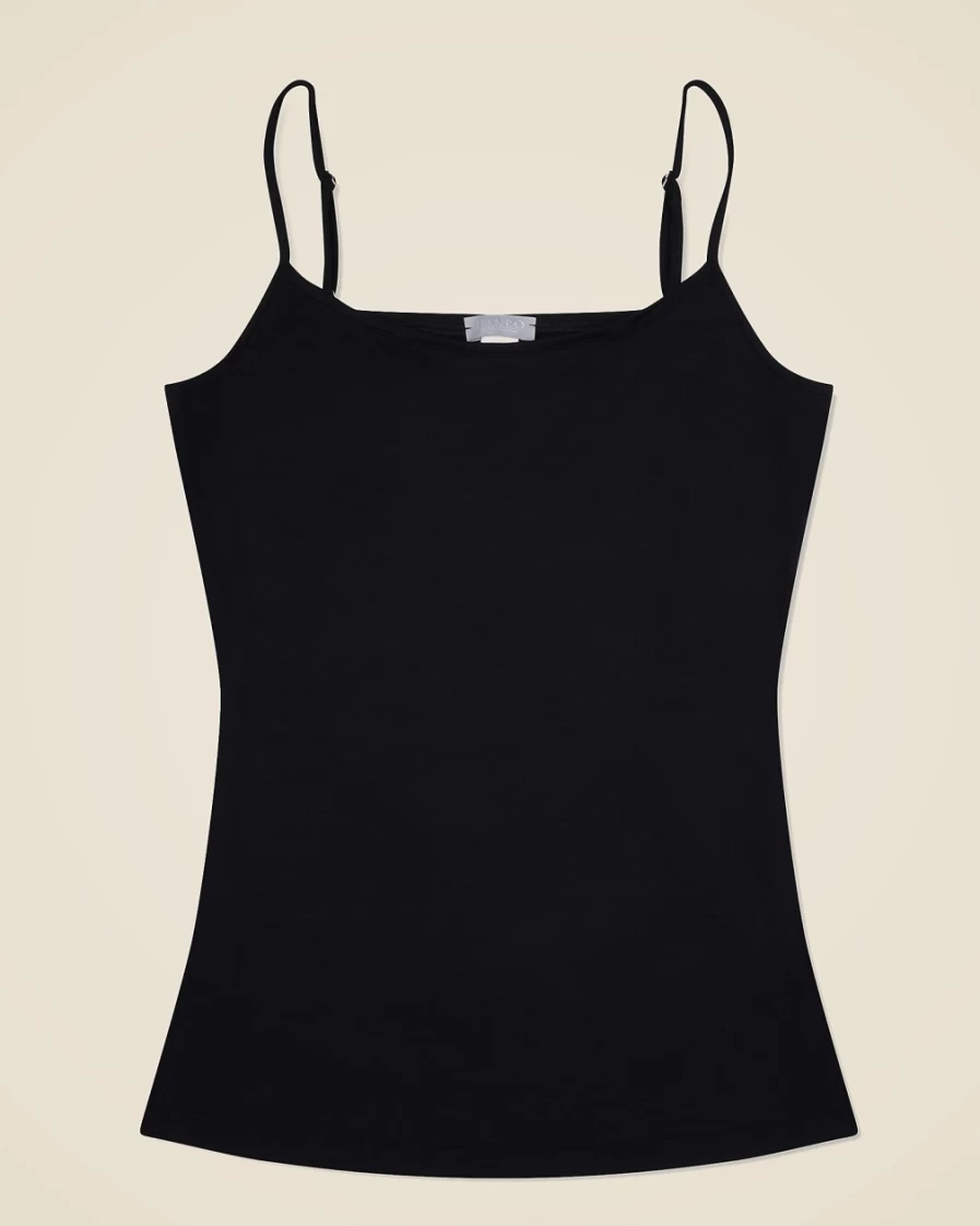 J.Crew Women's Black Soft Touch Spaghetti Strap Camisole