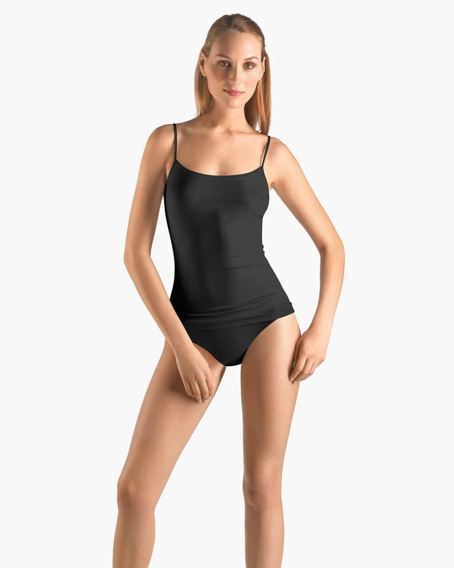 J.Crew Women's Black Soft Touch Spaghetti Strap Camisole