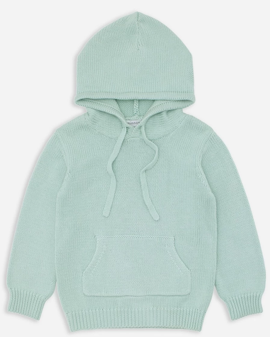 J.Crew Boys' Light Green Minnow™ Knit Hoodie for Kids