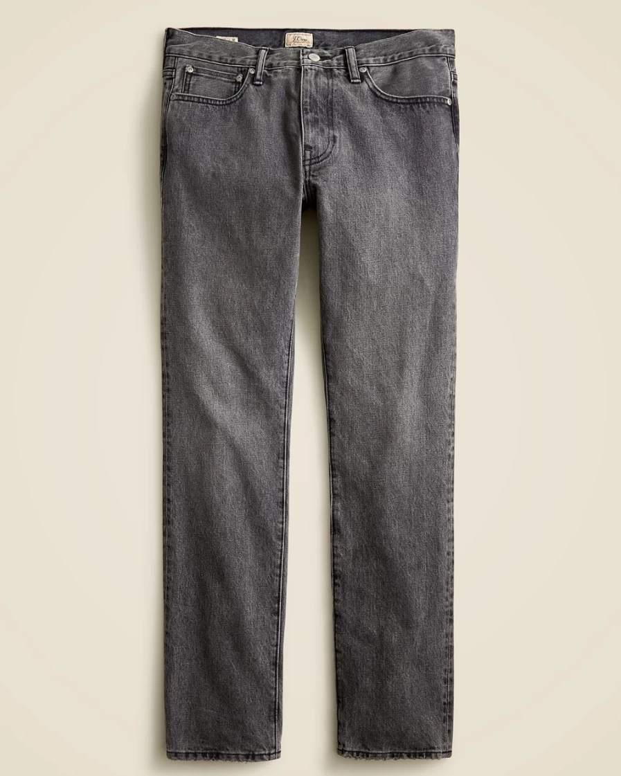 J.Crew Men's 484 Slim-Fit Jeans in Faded Black Wash