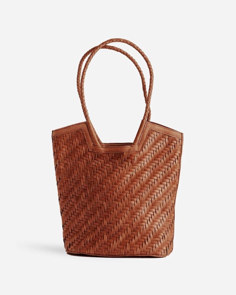 J.Crew Women's Camilla Bag in Dark Tan | Bembien® Leather Handbag