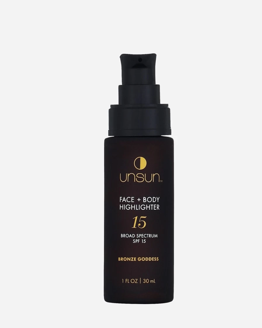 J.Crew Bronze Goddess Face & Body Highlighter with SPF 15 | Sun-Kissed Glow