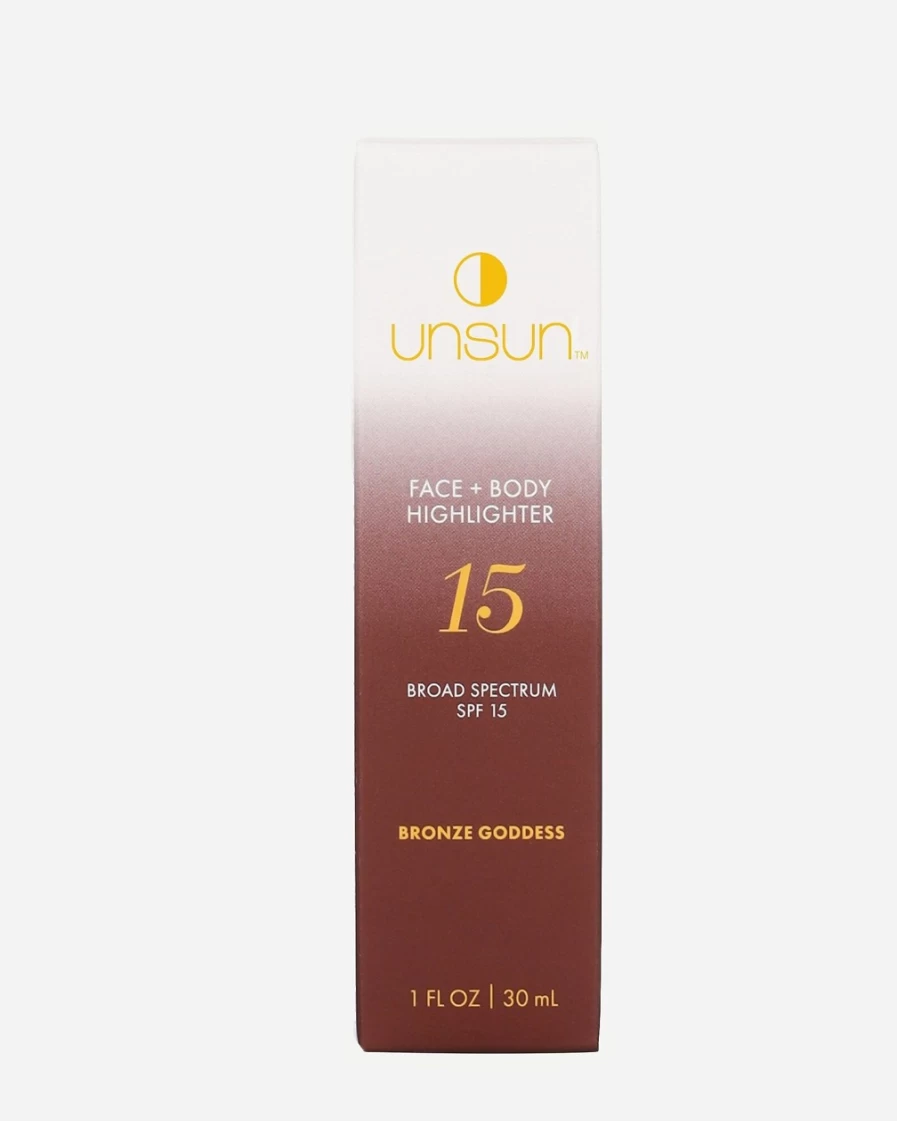 J.Crew Bronze Goddess Face & Body Highlighter with SPF 15 | Sun-Kissed Glow