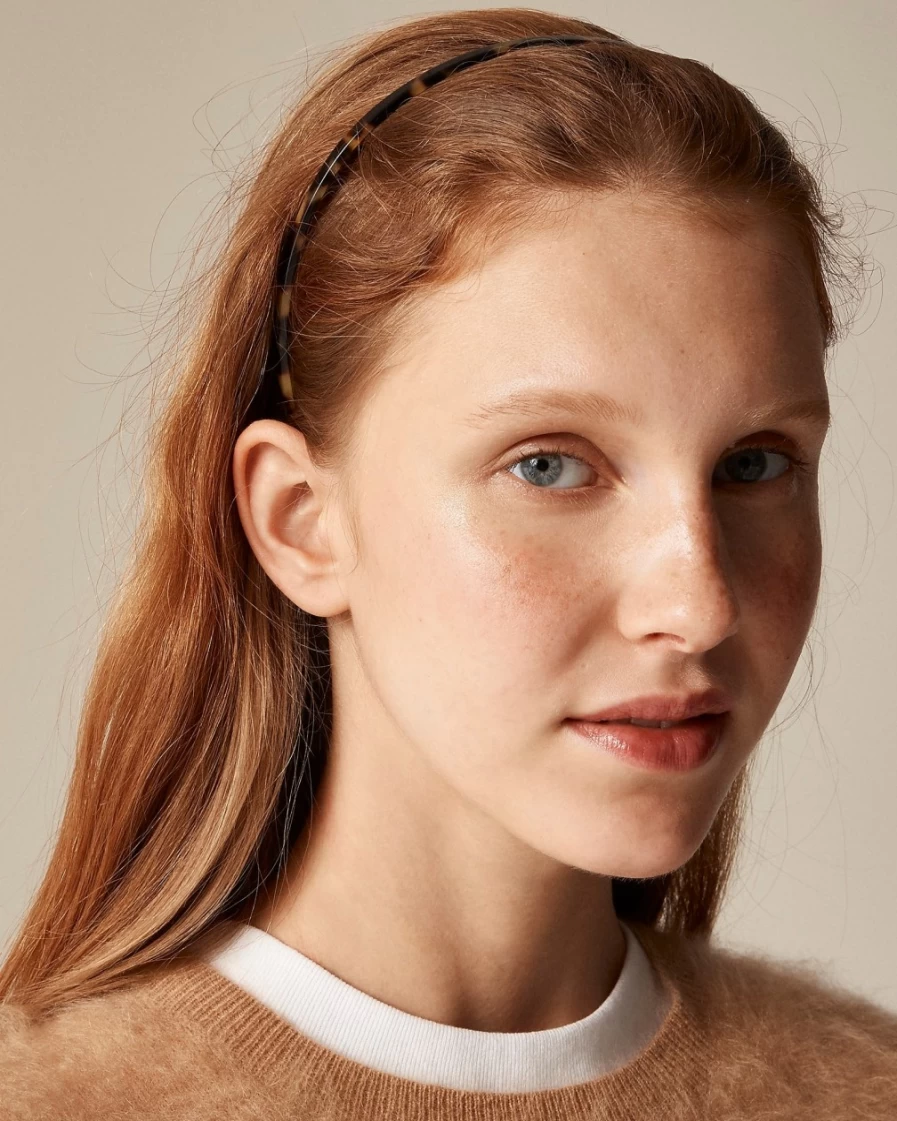 J.Crew Women's Tokyo Tortoise Skinny Headband – Stylish Hair Accessory