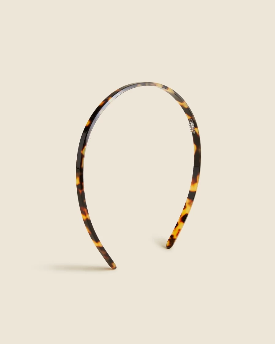 J.Crew Women's Tokyo Tortoise Skinny Headband – Stylish Hair Accessory