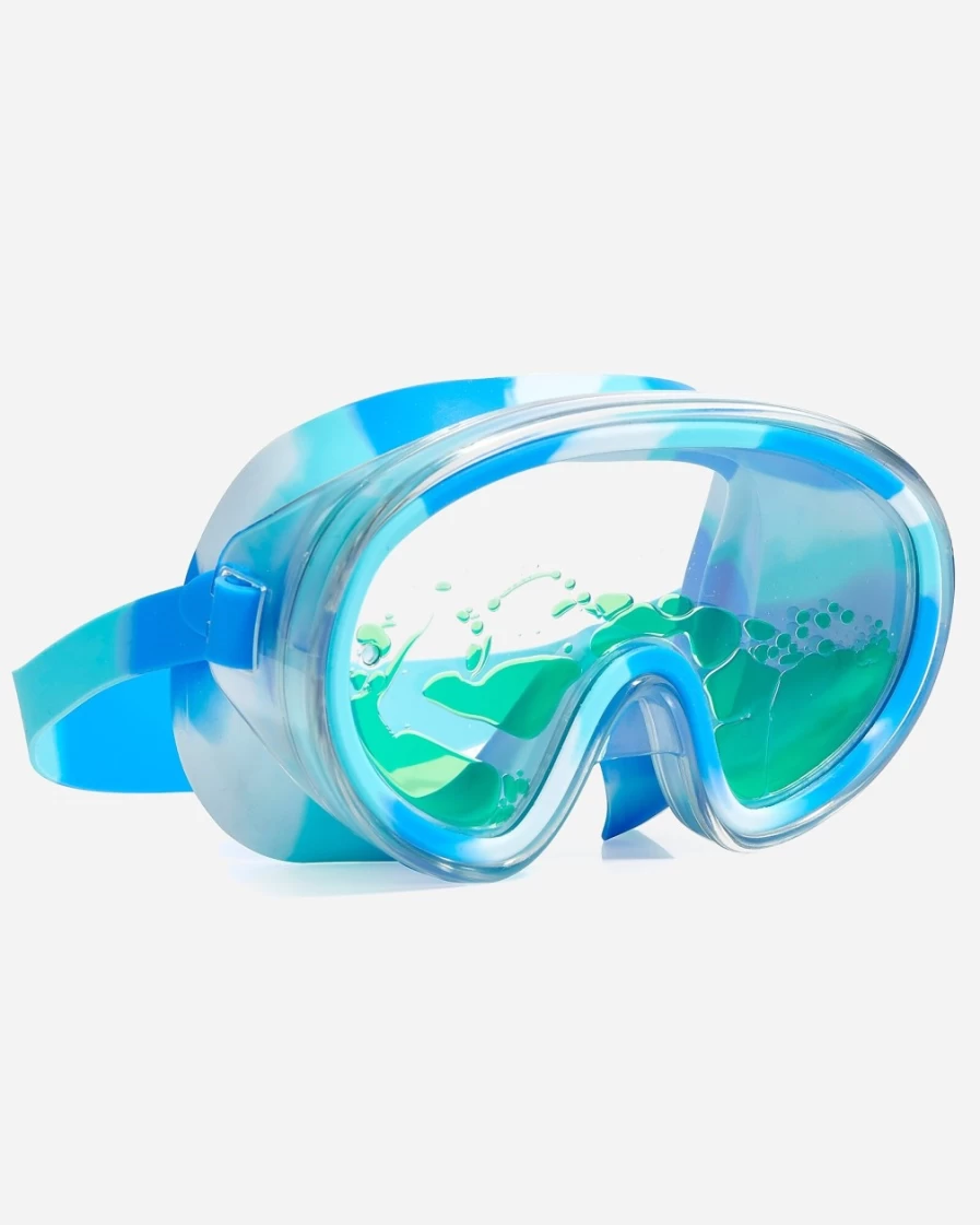 J.Crew Boys' Blue Volcano Swim Mask – Bling2O® Water Goggles for Kids