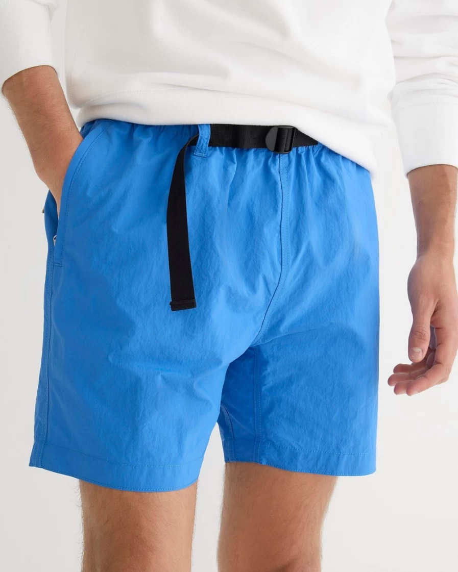 J.Crew Men's 6'' Hiking Shorts in Santorini – Eco-Friendly Econyl® Nylon