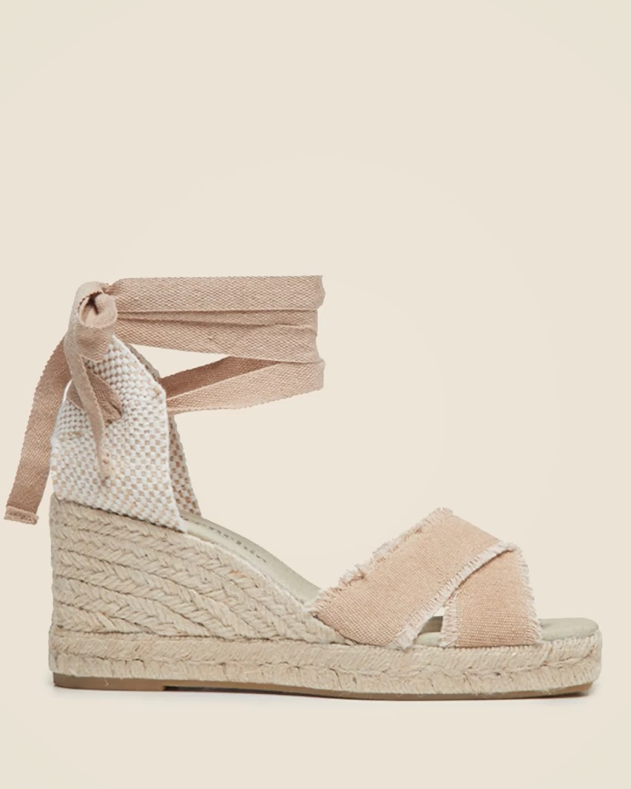 J.Crew Girls' Childrenchic® Dark Nude Espadrille Sandals for Toddlers