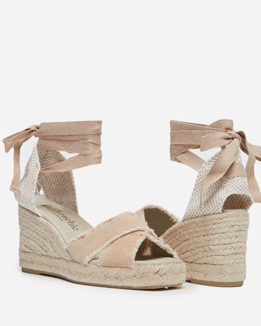 J.Crew Girls' Childrenchic® Dark Nude Espadrille Sandals for Toddlers