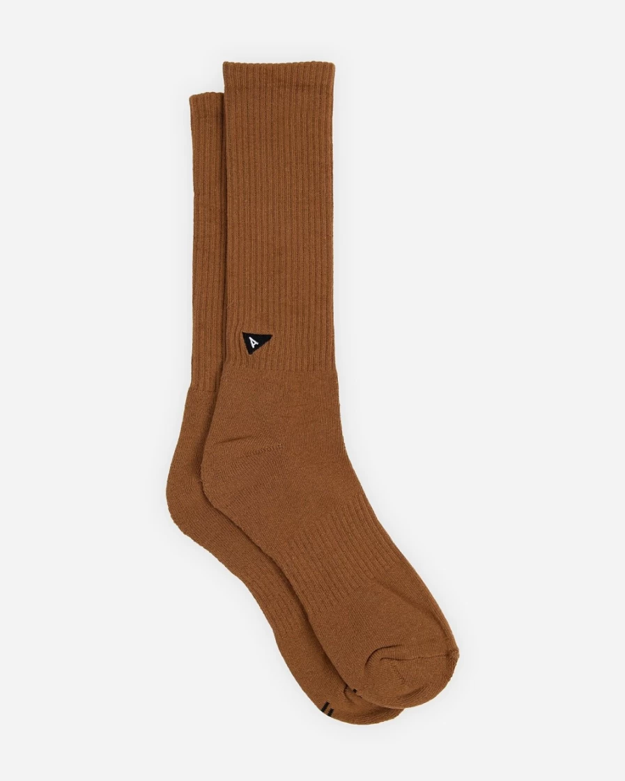 J.Crew Men's Caramel Long Crew Socks - Arvin Goods Collection