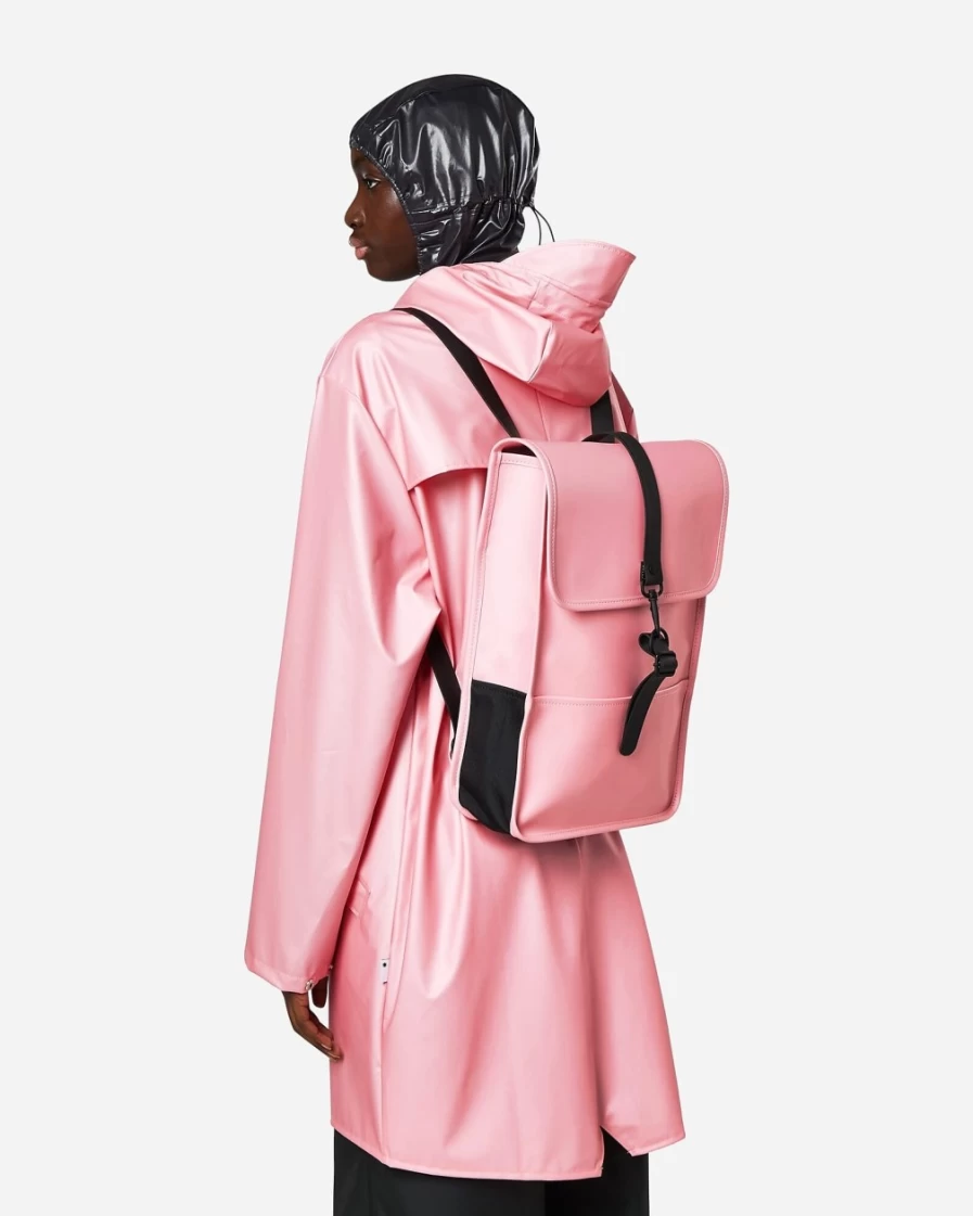 J.Crew Women's Rains® Backpack Mini in Pink Multi - Lightweight Waterproof Daypack