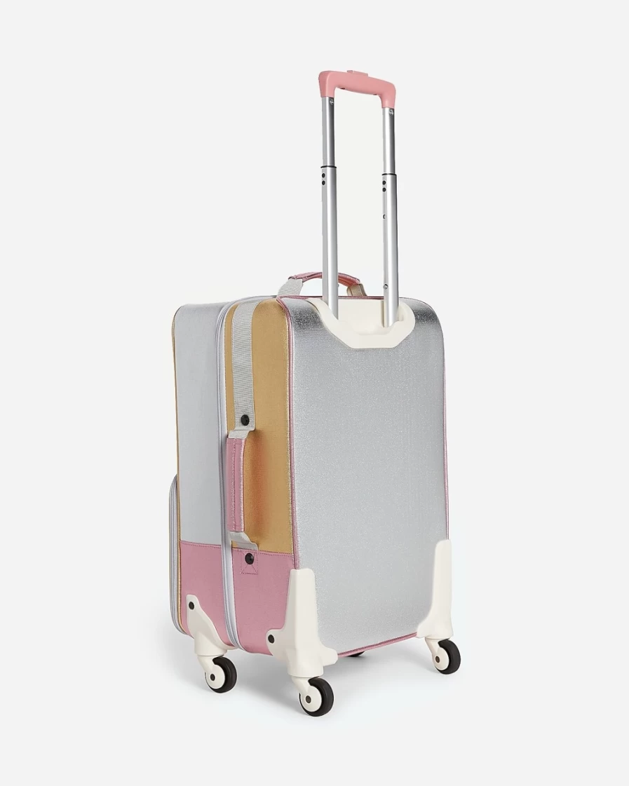 J.Crew Pink Logan Suitcase for Girls - Kids' State Travel Bag