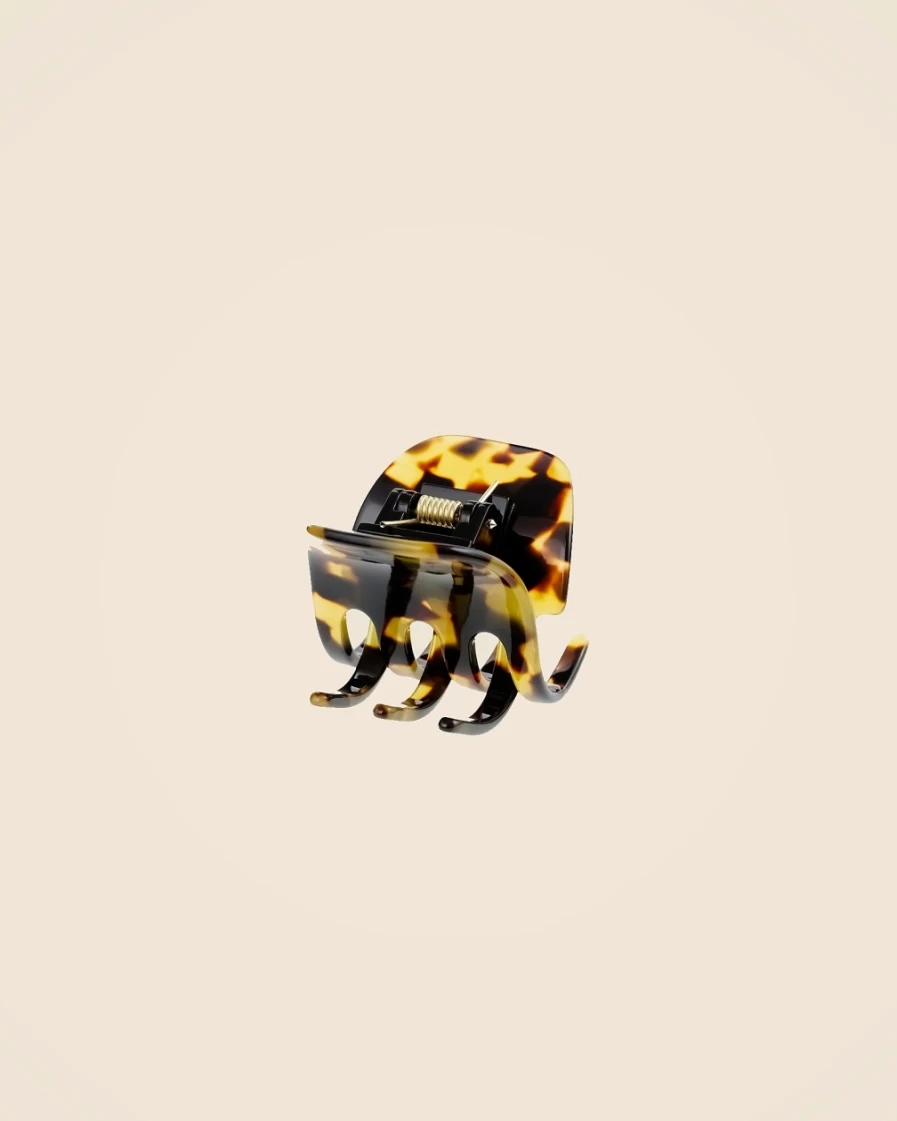 J.Crew Women's Tokyo Tortoise Classic Hair Clip in Italian Tortoiseshell Style