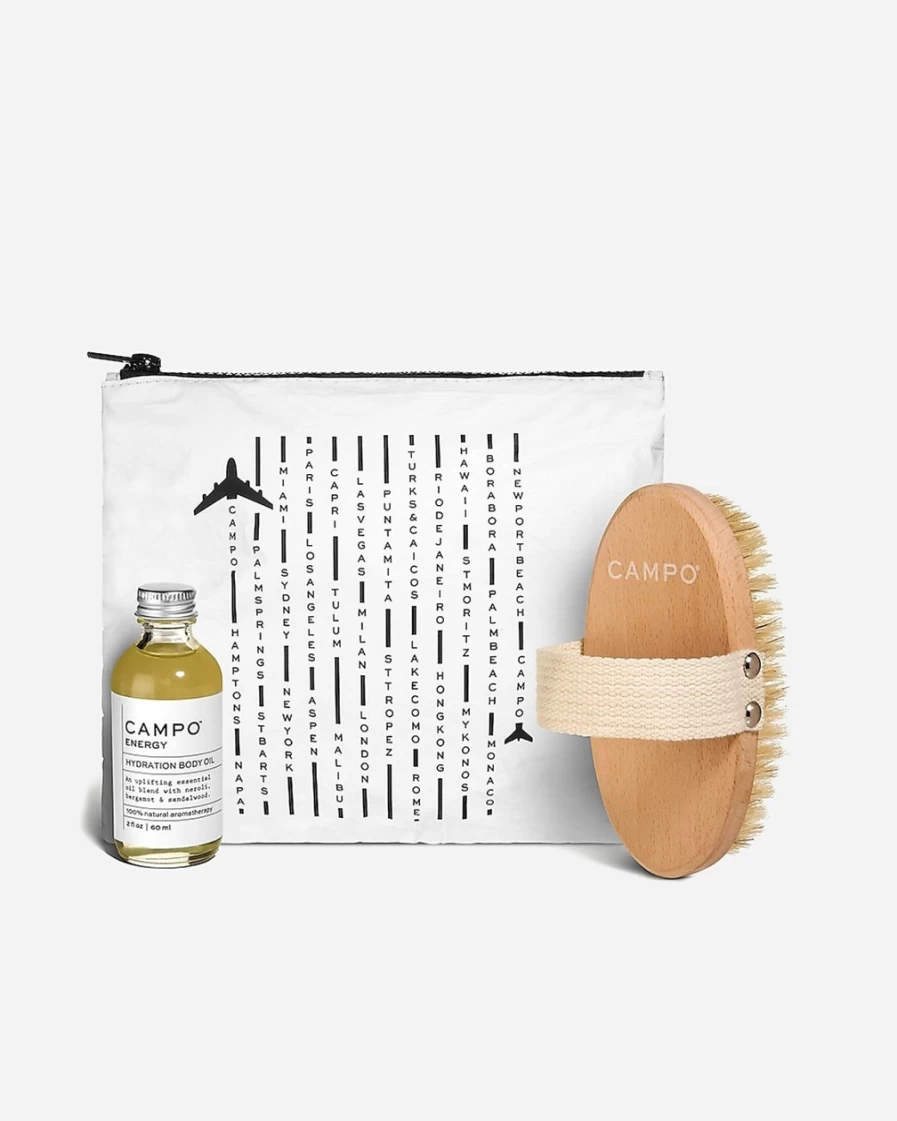 J.Crew Women's Campo Energy Body Oil and Dry Brush Set - One Color