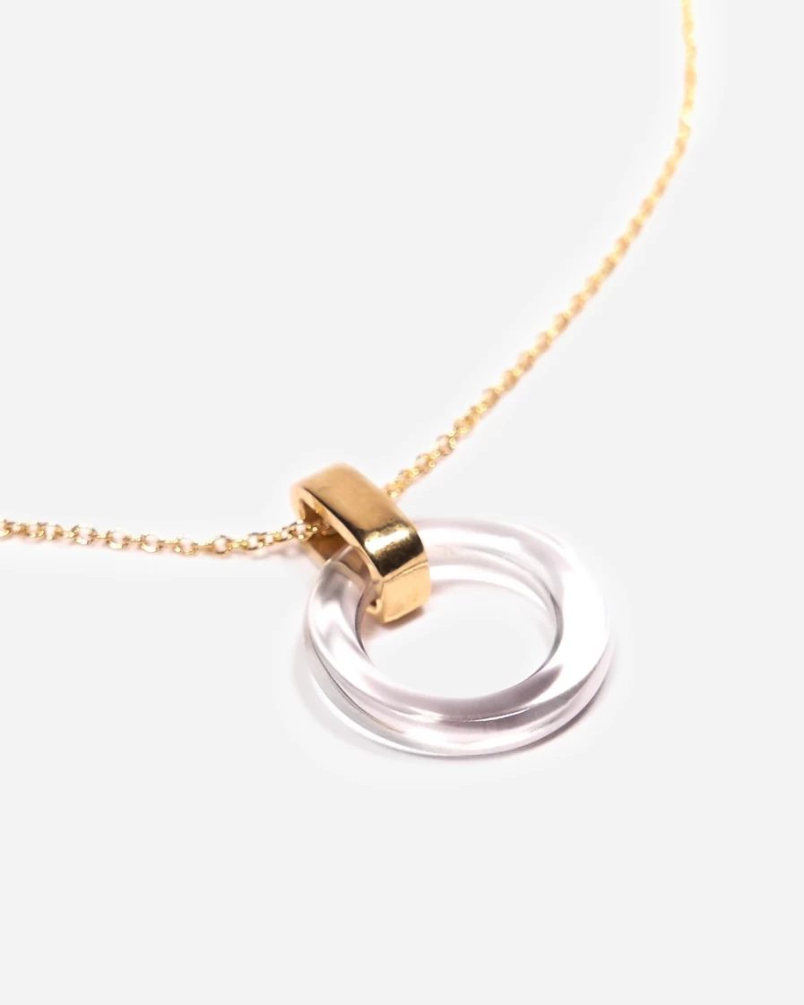 J.Crew Women's Gold Crystal Quartz Beau Necklace | Odette New York® Inspired Design