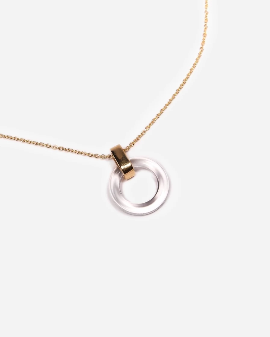 J.Crew Women's Gold Crystal Quartz Beau Necklace | Odette New York® Inspired Design