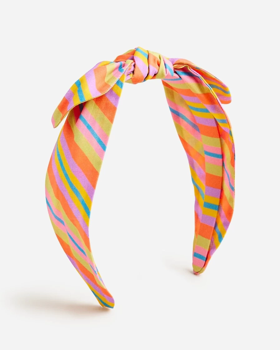 J.Crew Girls' Fragrant Orange Fabric Headband for Kids