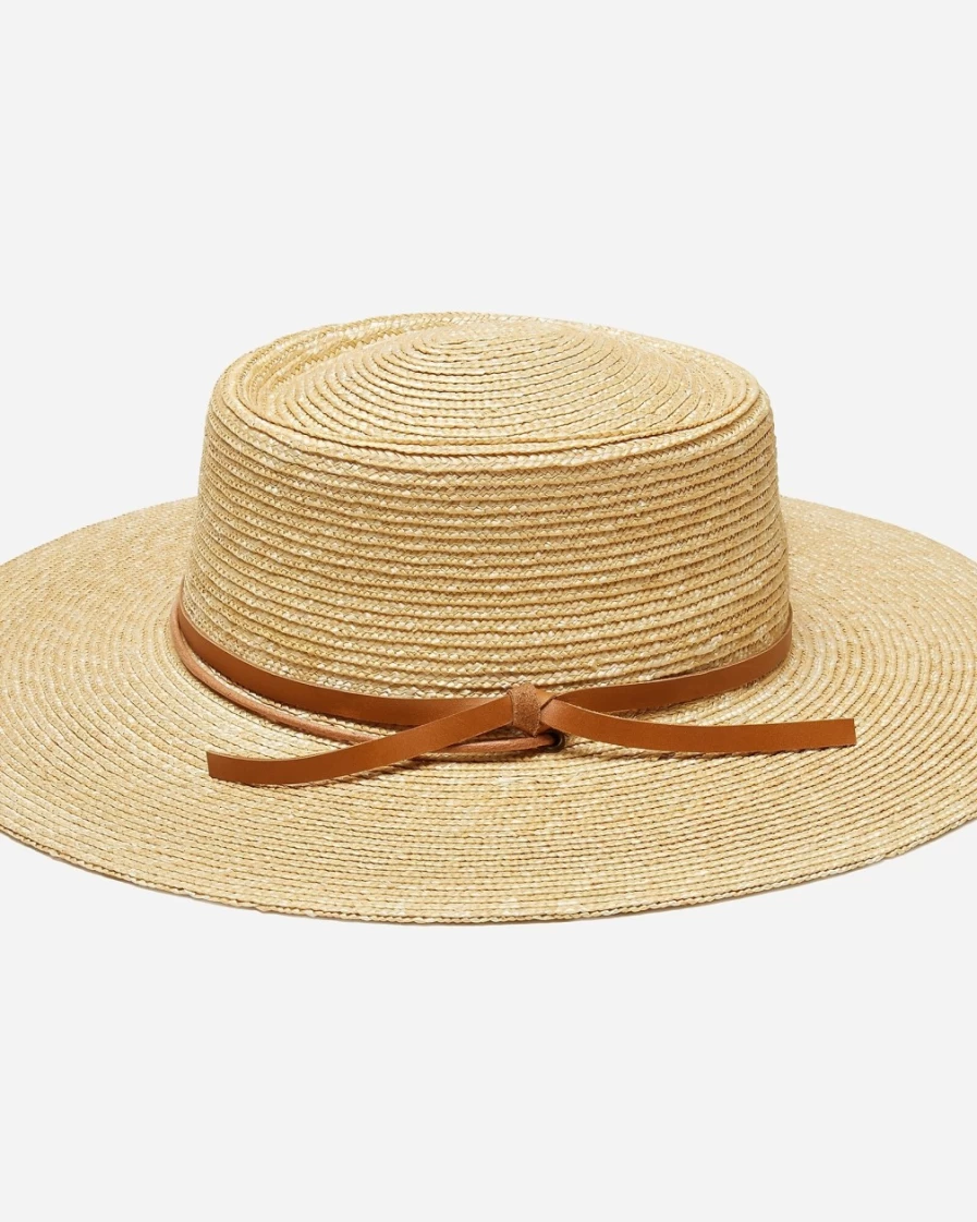 J.Crew Women's Natural Sage Hat – Stylish Wide Brim Sun Hat for Women