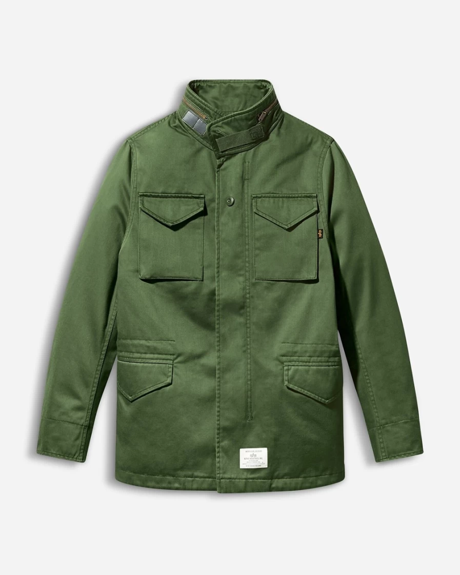 J.Crew Women's Olive M-65 Mod Field Jacket by Alpha Industries®