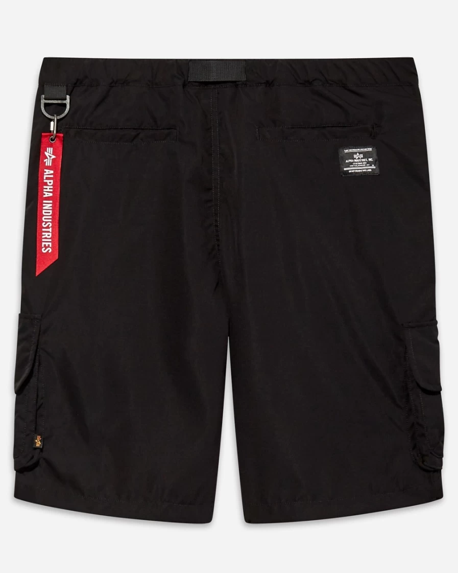 Men's J.Crew Black Belted Cargo Shorts by Alpha Industries®