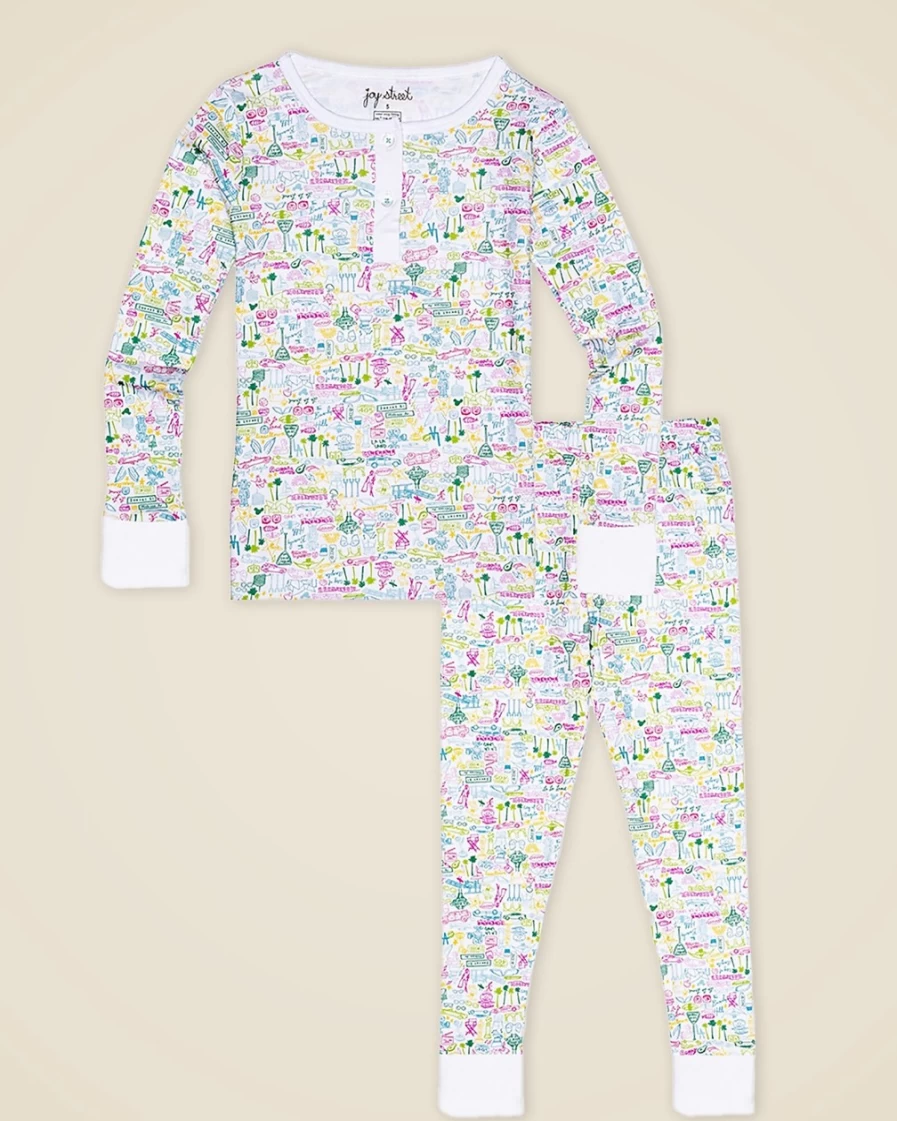J.Crew Boys' Multi-Color Two-Piece Pajama Set | Joy Street Kids™ Los Angeles Style