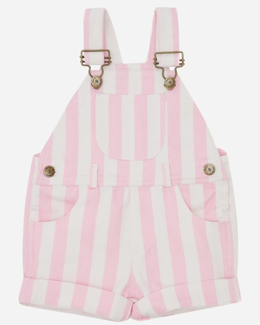 J.Crew Boys' Pink Denim Overall Shorts | Dotty Dungarees Kids' Playwear