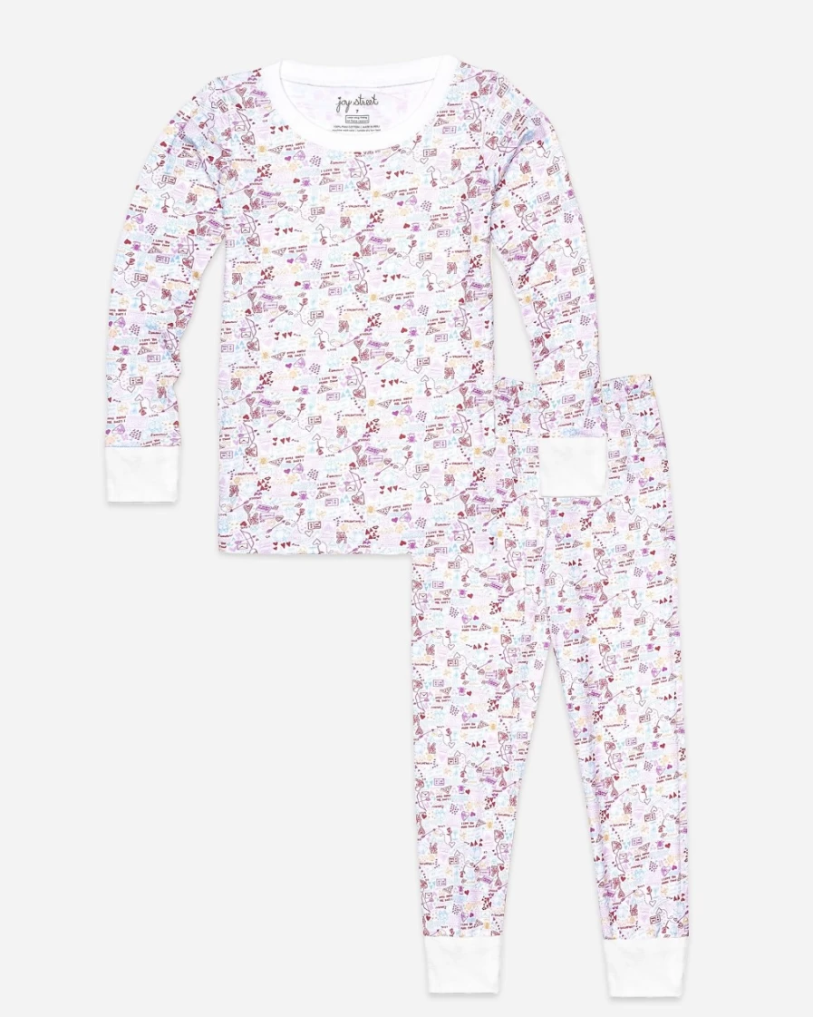 J.Crew Boys' Pink Two-Piece Pajama Set