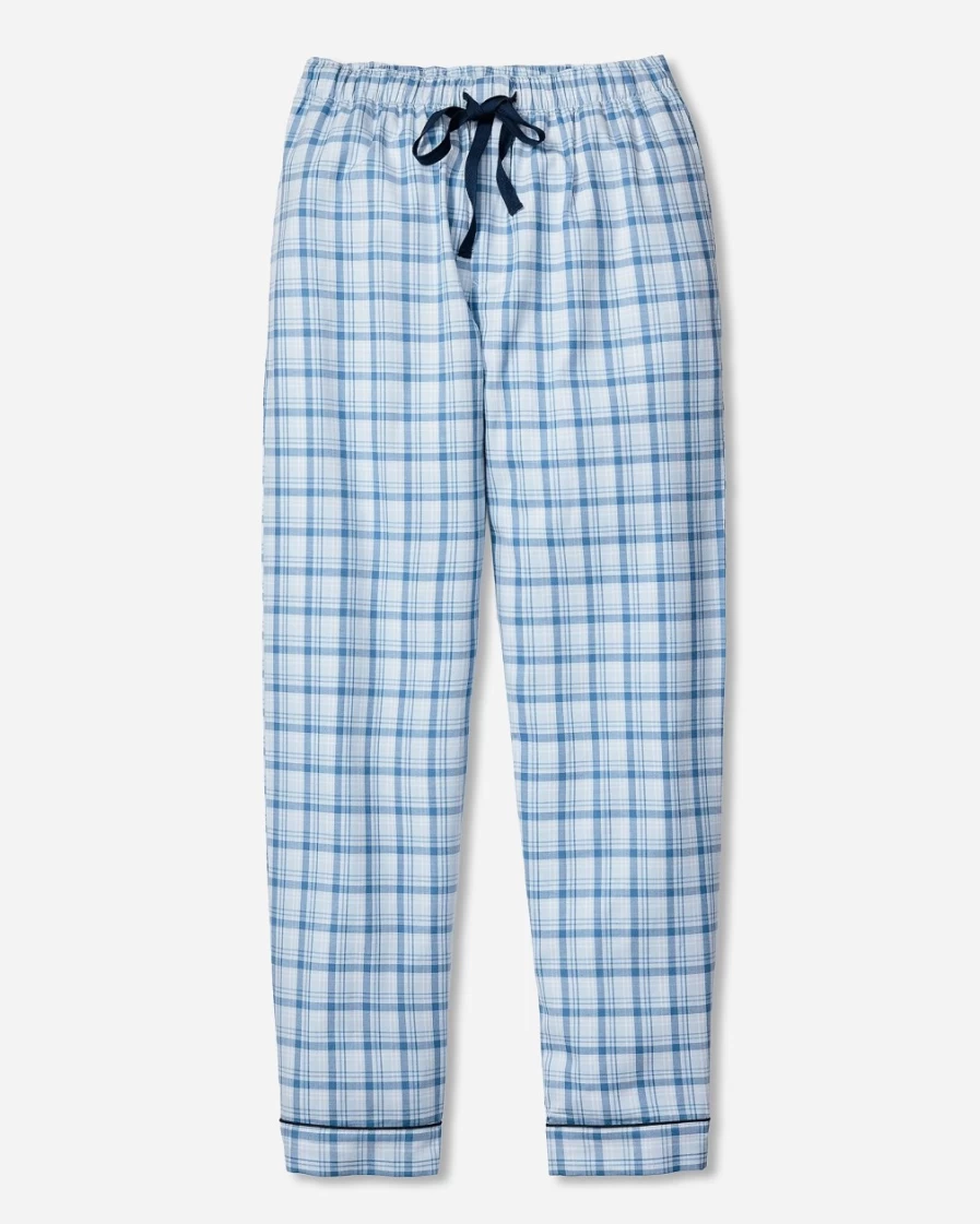 J.Crew Men's Seafarer Tartan Pants in Blue Multi - Petite Plume™ Collection
