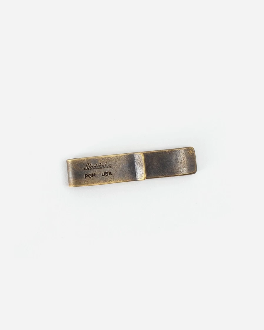 J.Crew Men's Brass Money Clip | Studebaker Metals™ Slim Wallet Holder