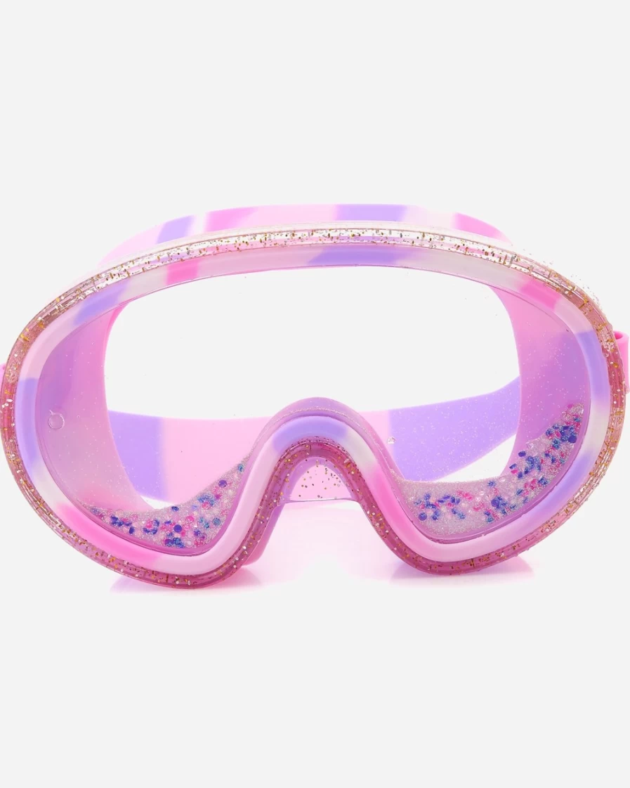 J.Crew Girls' Pink Disco Swim Mask – Bling2O® Breakdance Style for Pool Fun