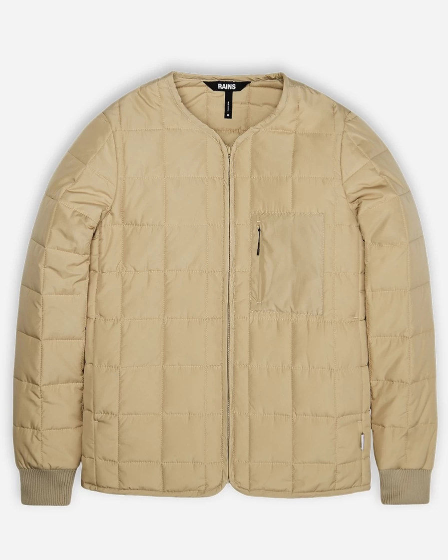 J.Crew Men's Light Brown Water-Resistant Liner Jacket by Rains®