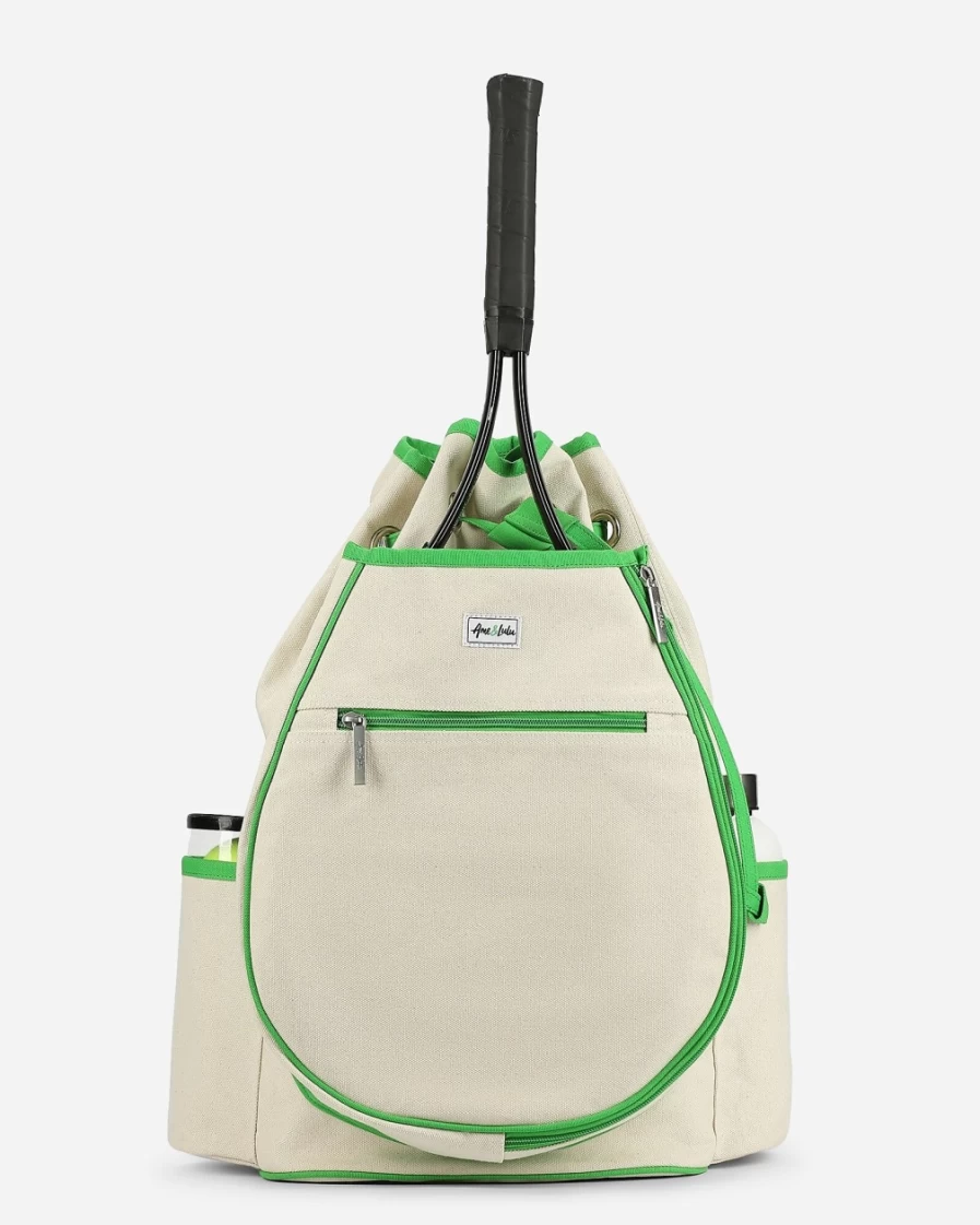 J.Crew Women's Green Hamptons Tennis Backpack by Ame & Lulu