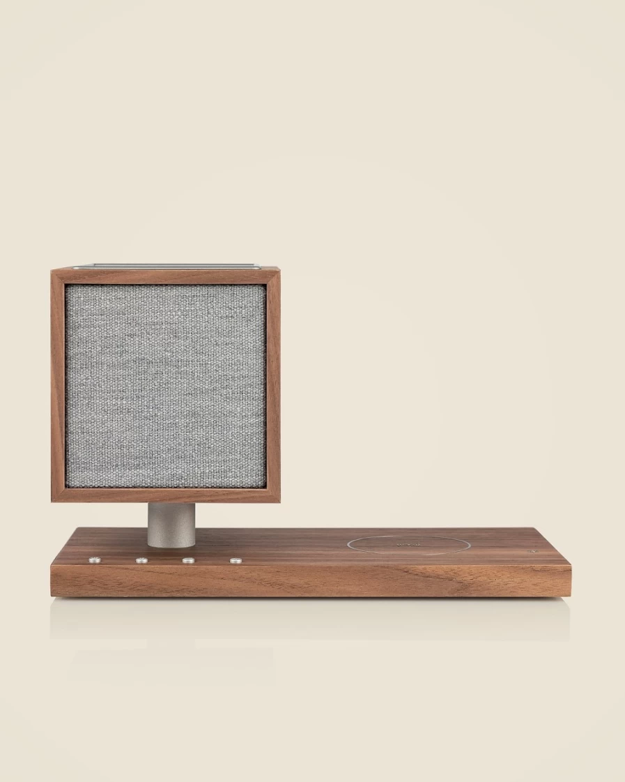 J.Crew Tivoli Audio Revive Walnut Wood Bluetooth Speaker - Premium Sound Quality