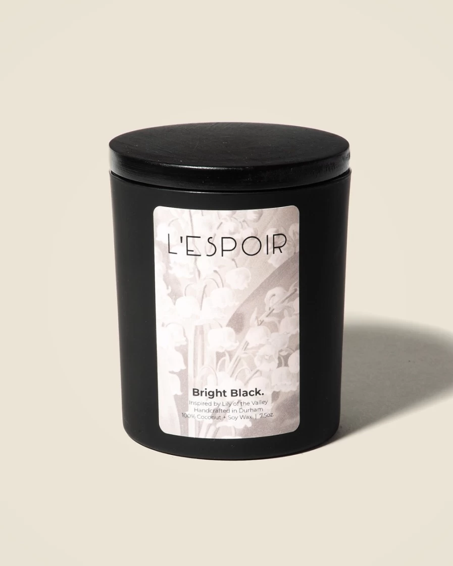 J.Crew Black Bright ™ L'Espoir Scented Candle for Home Fragrance