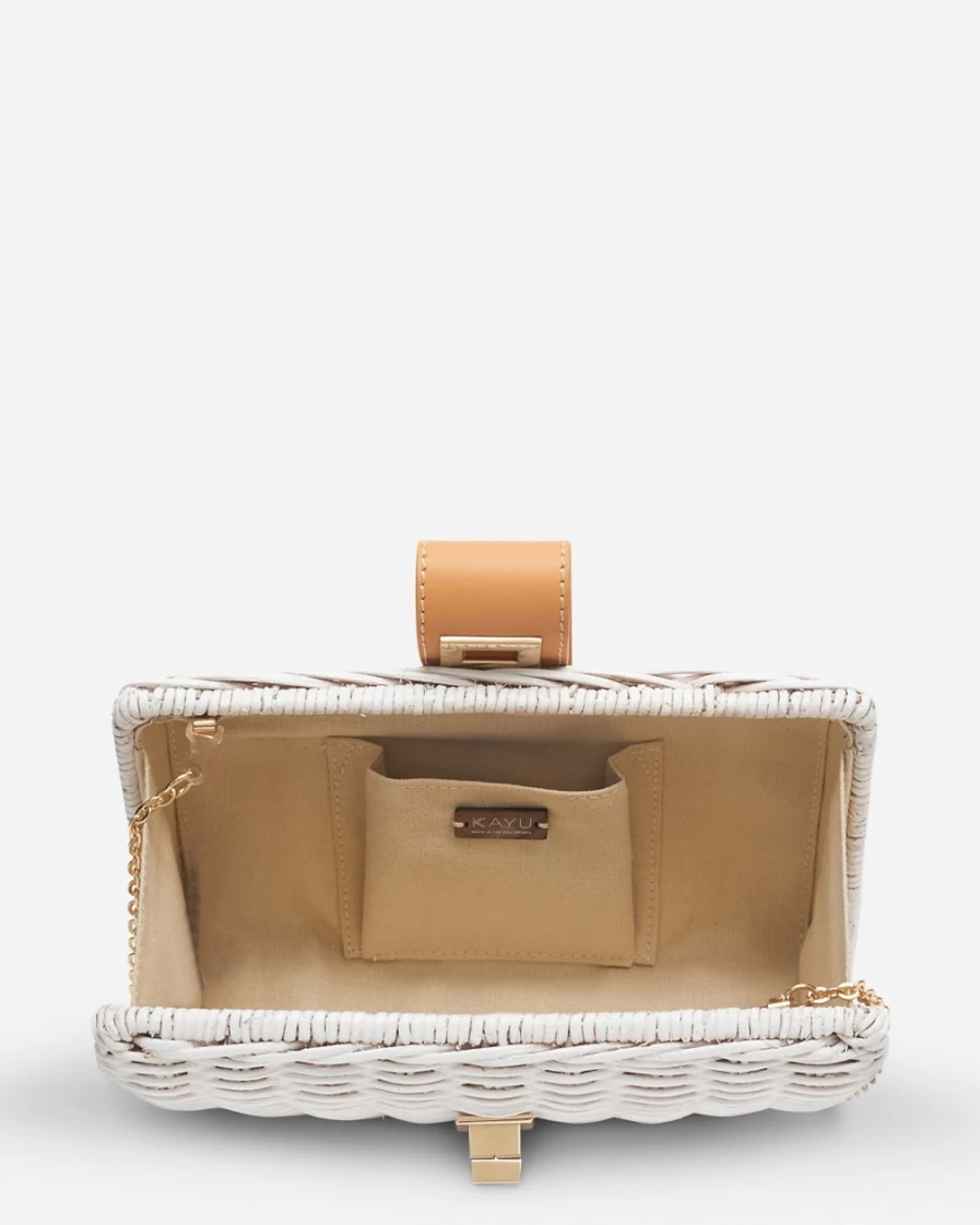 J.Crew Women's White Kayu Lou Clutch Bag
