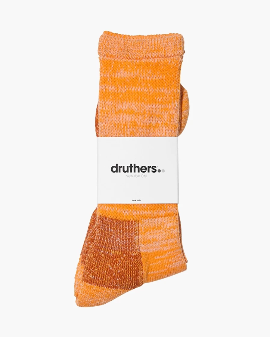 J.Crew Men's Orange Druthers™ Defender High Performance Socks