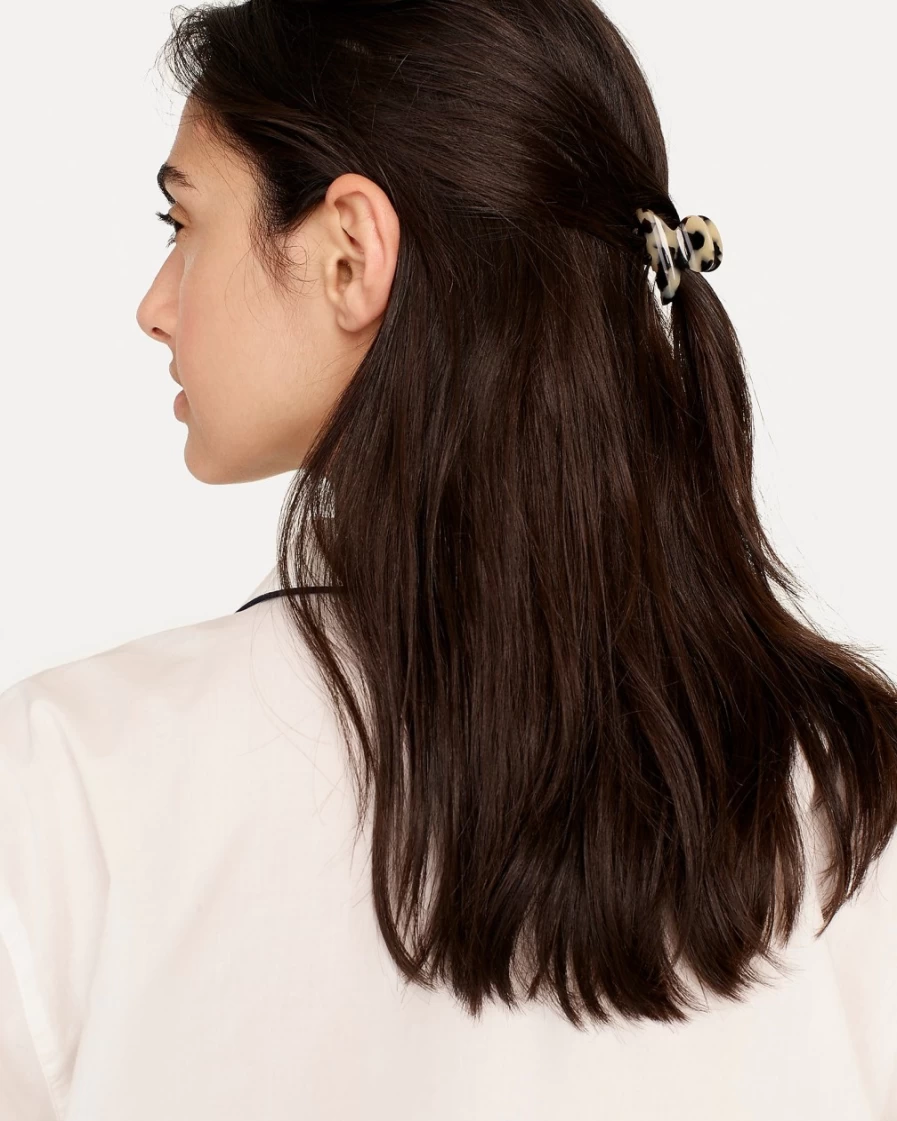 J.Crew Women's Mini Hair Clips Two-Pack in Tokyo Galactica Tortoise Shell
