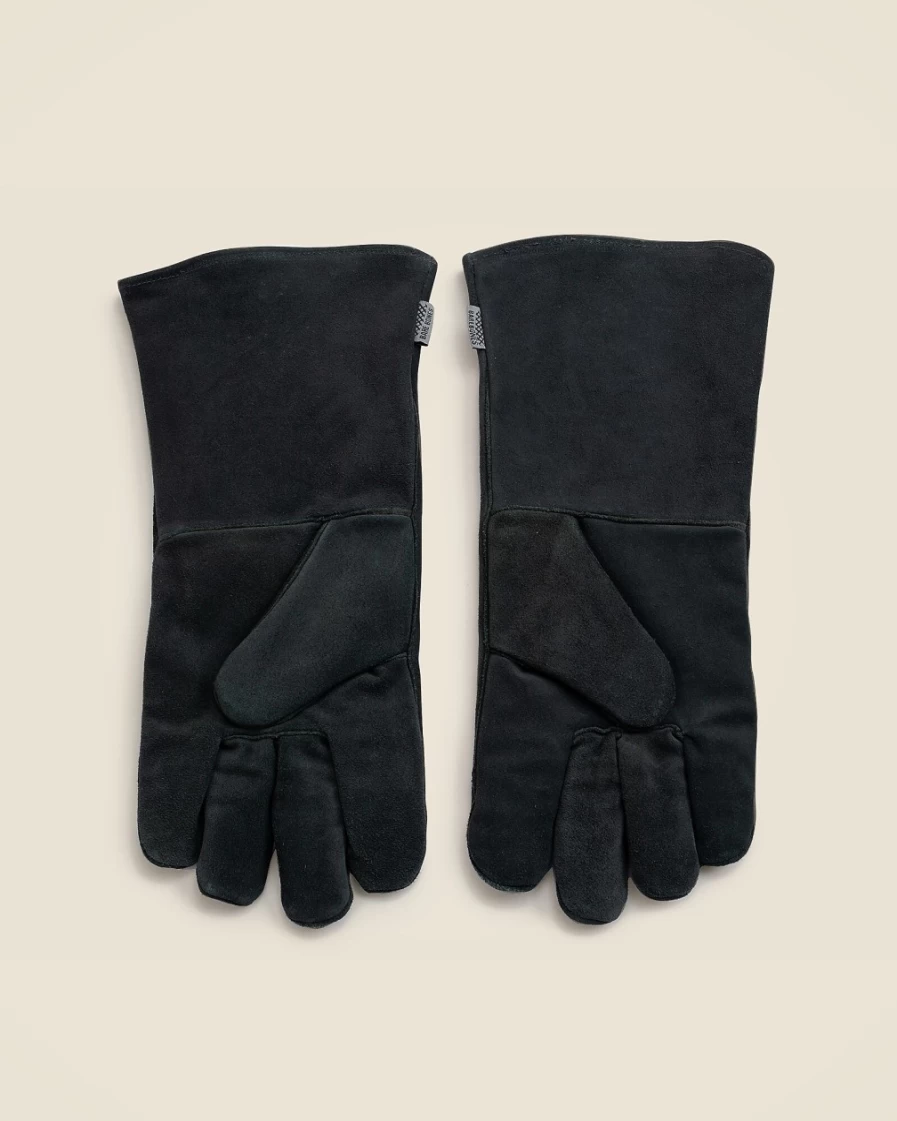 J.Crew Charcoal Open-Fire Cooking Gloves for Grill & Campfire Safety