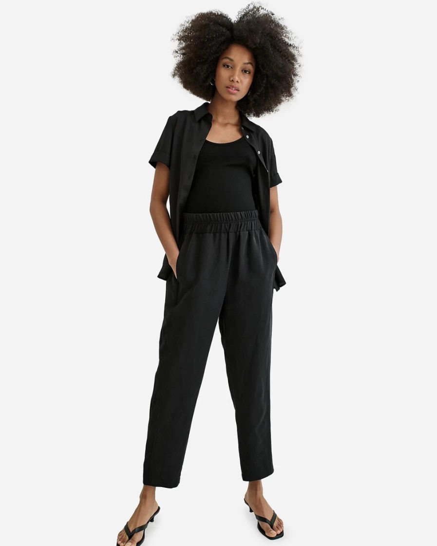 J.Crew Women's Hatch® The Under-The-Bump Asher Pant in Black