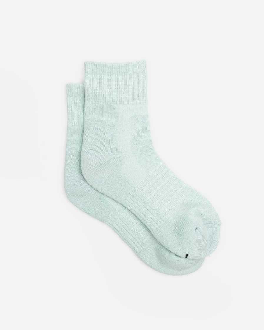 J.Crew Men's Light Blue Mini Performance Crew Socks - Arvin Goods Athletic Socks