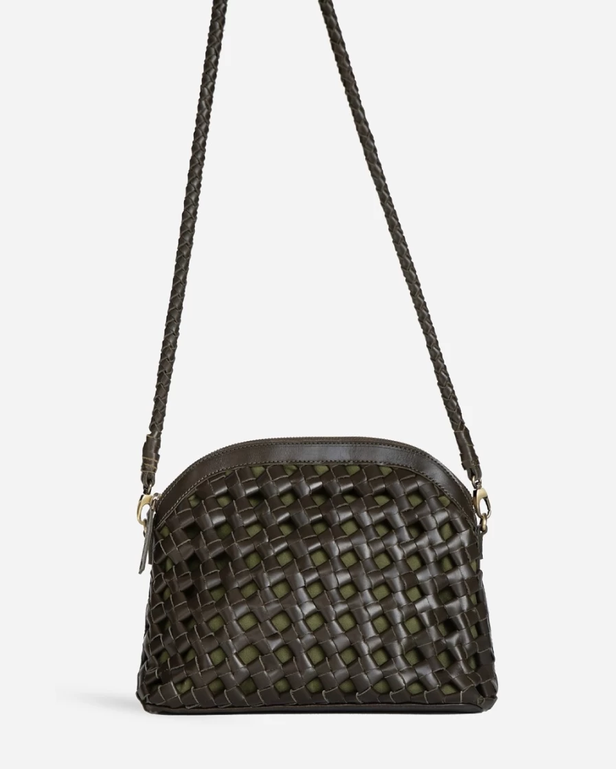 J.Crew Women's Dark Green Carmen Bag by Bembien® – Stylish Handbag for Everyday Use