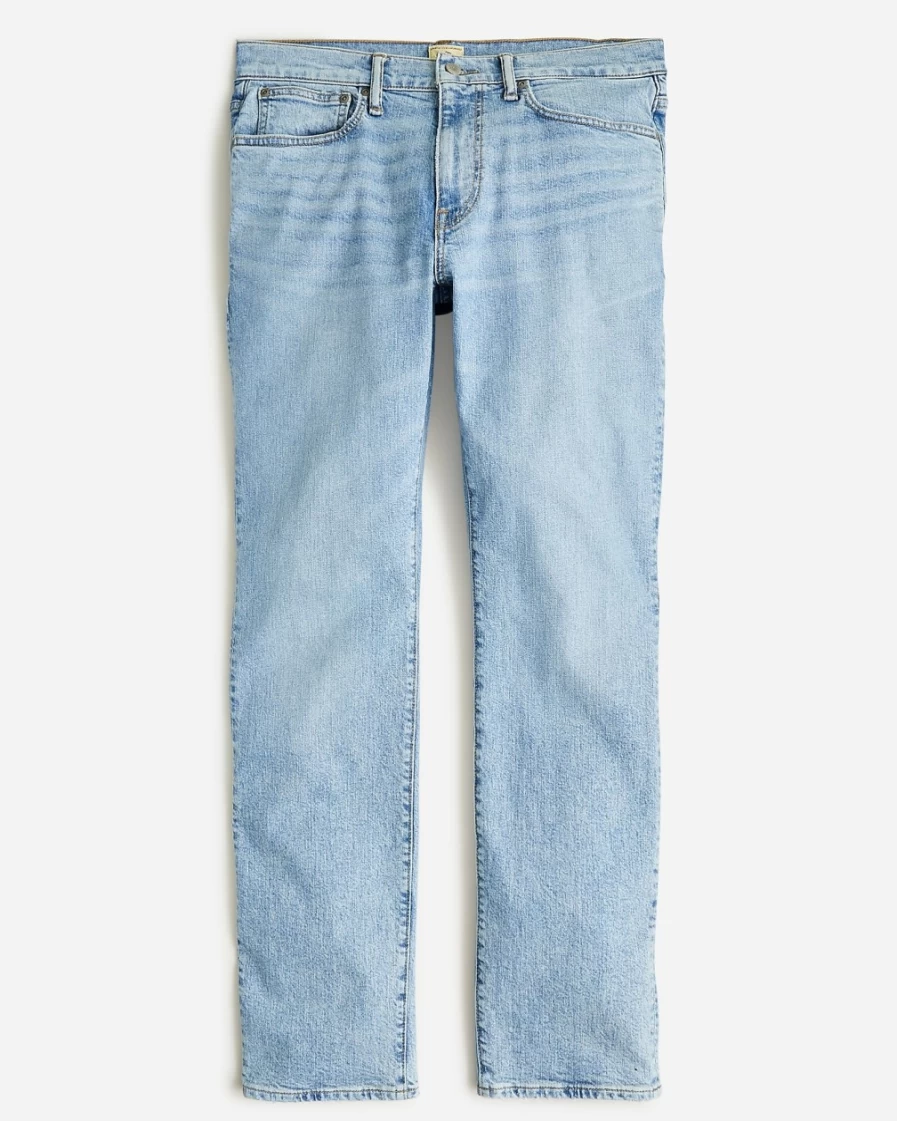 J.Crew Men's 770™ Straight-Fit Stretch Jeans in Five-Year Wash - Comfortable & Stylish Denim