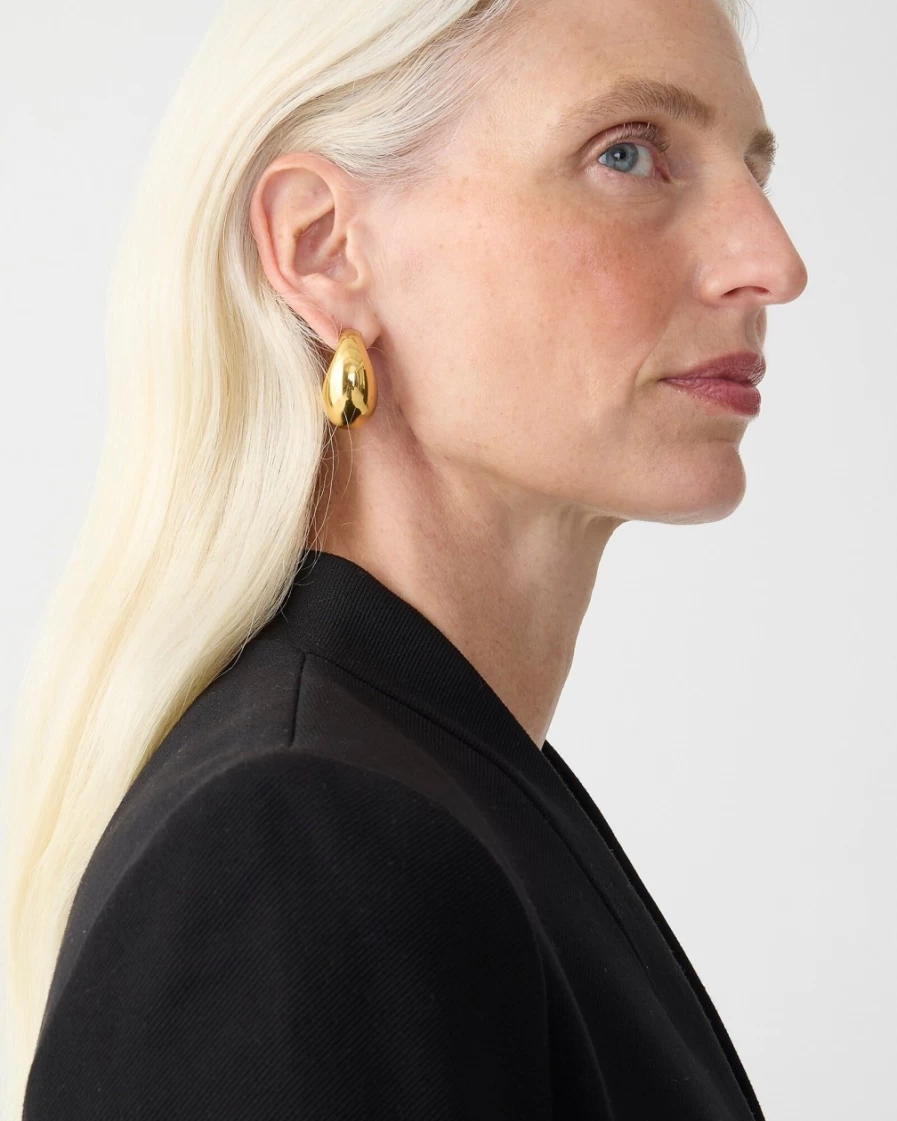 J.Crew Women's Black Stretch Twill Going-Out Blazer
